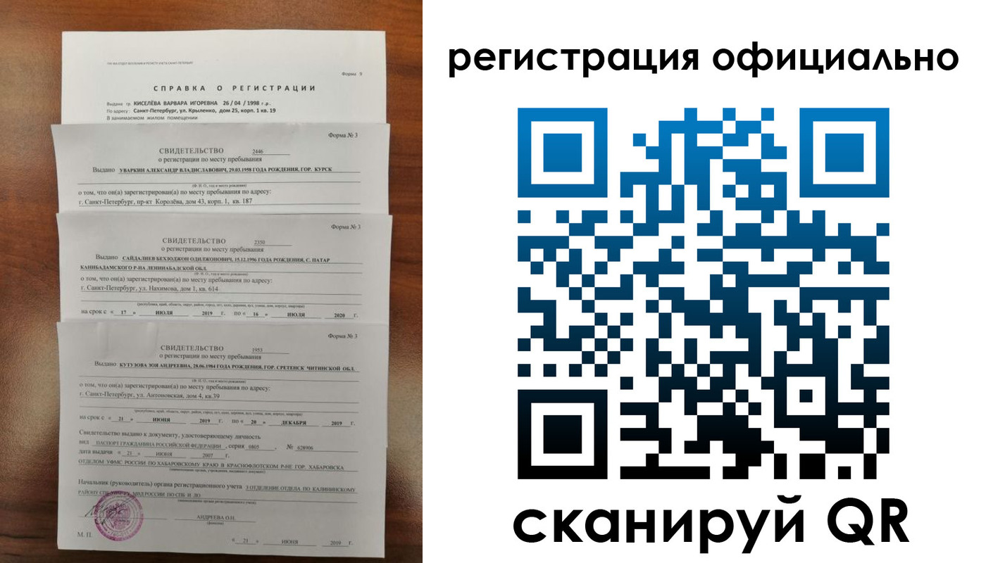 временная регистрация адрес в Чехове